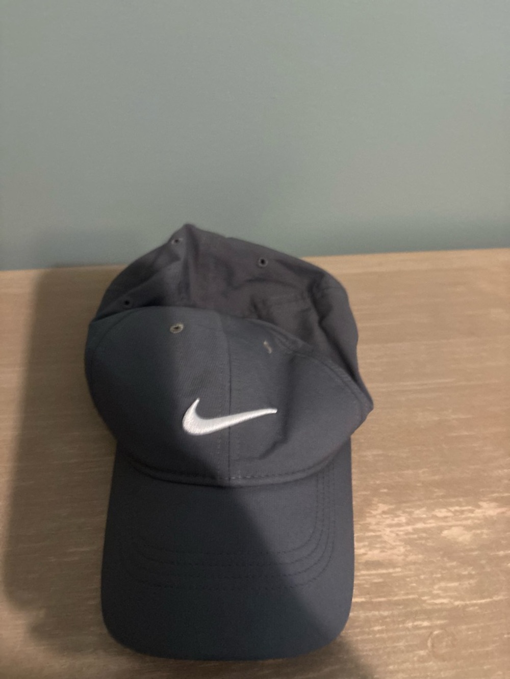 Nike Black Baseball Cap with White Swoosh